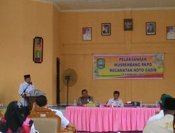 Plt.Bupati Siak H. Alfedri buka Rapat Musyawarah Perencanaan Pembangunan (Musrenbang) Kecamatan Koto gasib