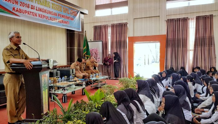 Temui Para CPNS Wabup Meranti Ingatkan Pahami Hak dan Kewajiban sebagai PNS