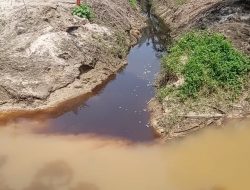 Tidak jera, PT. KAN (Genk) masih tetap buang (diduga) limbah ke Sungai Jayantri
