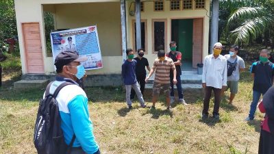 Pastikan Kondisi Mereka Sehat:  Camat Bantan Sufandi Adakan Pemantauan ODP Covid-19 di Desa Bantan Sari