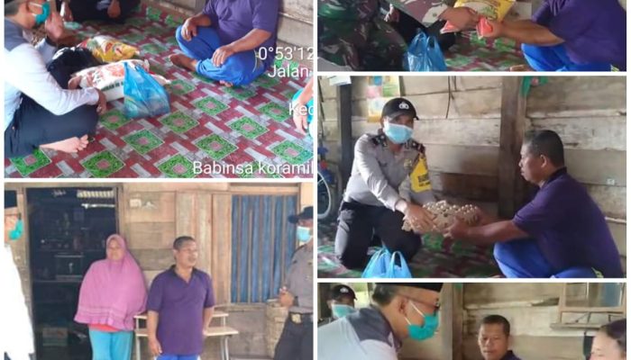 Program Jumat Barokah Berikan Bantuan Untuk Keluarga Paiman *Bentuk Sinergitas 3 Pilar Kelurahan