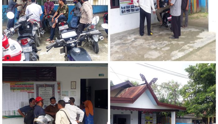 Honor belum cair, puluhan perangkat kepenghuluan geruduk kantor penghulu Bagan Batu
