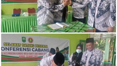 Konfercab V PGRI Kecamatan Kandis Usai, Syuyanto S.Pd Jabat Ketua PGRI Kandis
