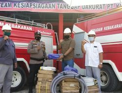 Polres Siak Terima Bantuan Alat Pemadam Karhutla dari Perusahaan Perkebunan Sawit