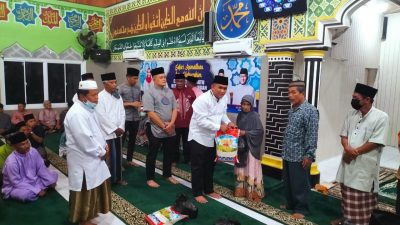 Safari Romadhan dan silaturahim Camat Bukit Batu di Masjid Al Mizan Desa Sejangat