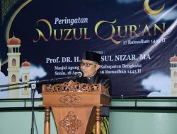 Peringatan Malam Nuzul Qur’an Pemkab Bengkalis Berlangsung di Masjid Agung Istiqomah