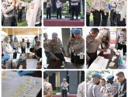 Bid Propam Polda Riau Lakukan GAKTIBPLIN Terhadap Personel Polres Kuansing