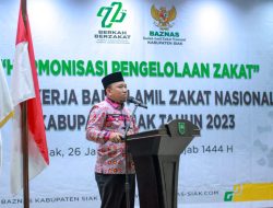 Wabup Husni : Raker BAZNAS Siak Mampu Merumuskan Program Cerdas