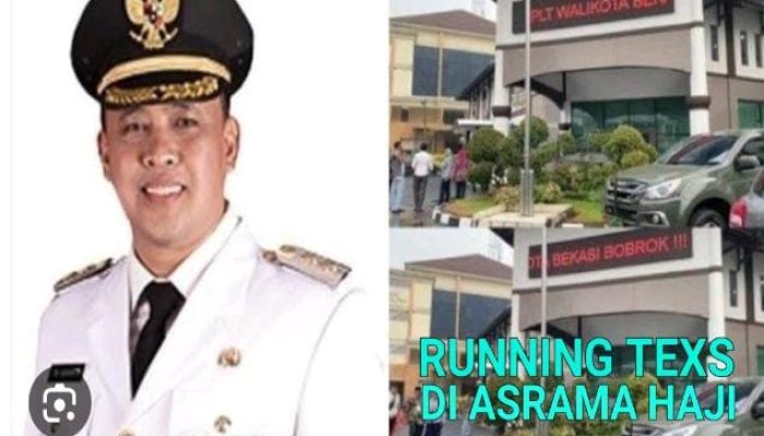 Running Teks di Asrama Haji, ‘Plt Walikota Bekasi Bobrok’, Diduga Disabotase