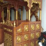 Jual mimbar masjid jati minimalis Pekanbaru