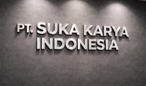 huruf timbul stainless steel