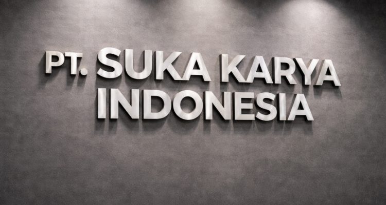 huruf timbul stainless steel